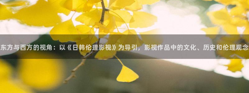 2021理论版最新电影：东方与西方的视角：以《日韩伦理影视》为导引，影视作品中的文化、历史和伦理观念